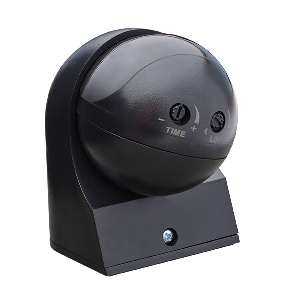 70402 - Foxbridge IP44 Wall Mount PIR Sensor - Black